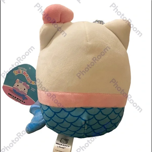Sanrio Squishmallow MERMAID HELLO KITTY  6.5” and Hello Kitty Tab Journal NWT - Picture 3 of 8